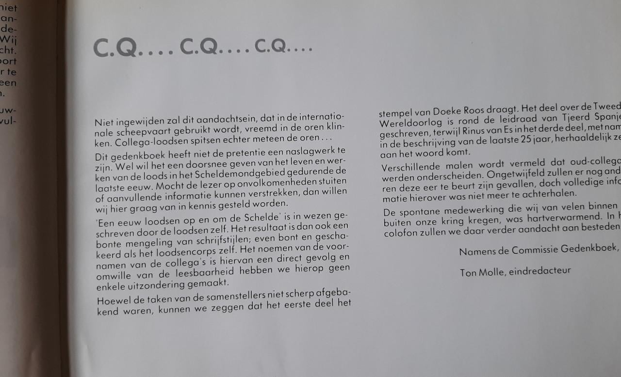 Een eeuw loodsen op en om de Schelde, door Rinus van Es