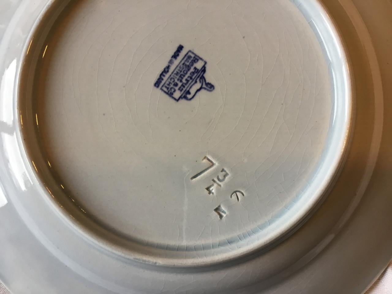 Keramiek Schotel Petrus Regout: jubileum Wilhelmina