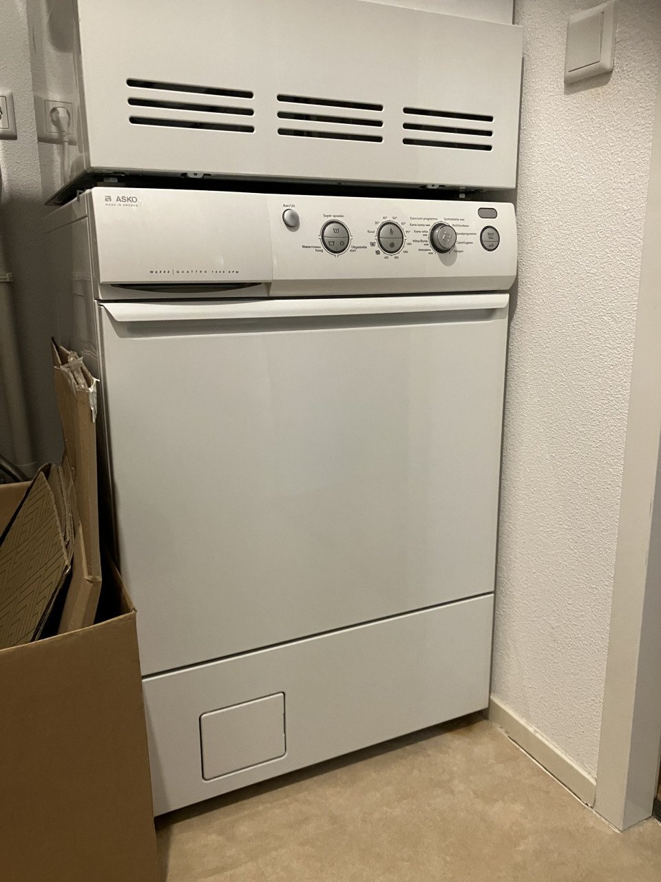 Asko wasmachine 1400tpm
