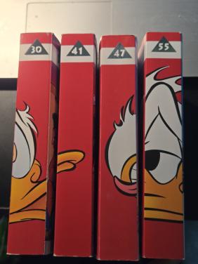 4 Donald Duck Dubbelpockets  30, 41, 47 en 55