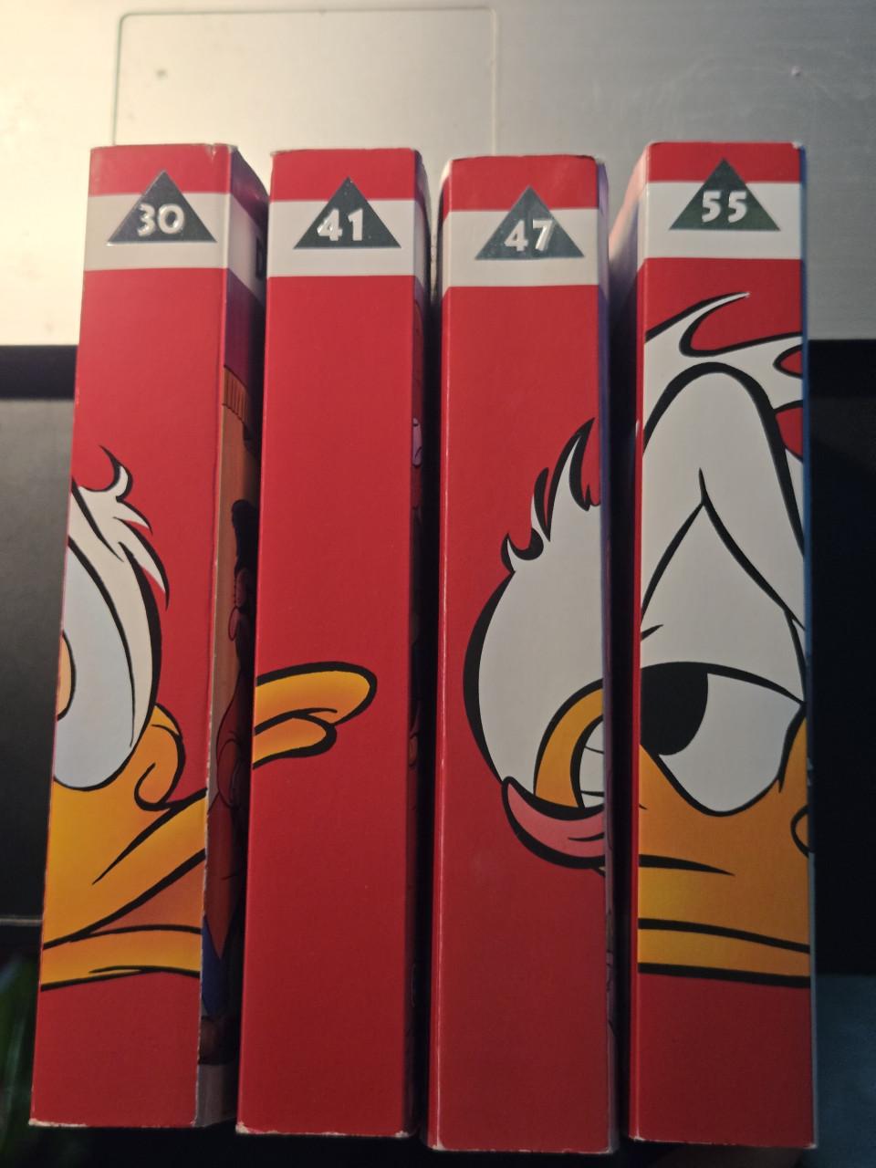 4 Donald Duck Dubbelpockets  30, 41, 47 en 55