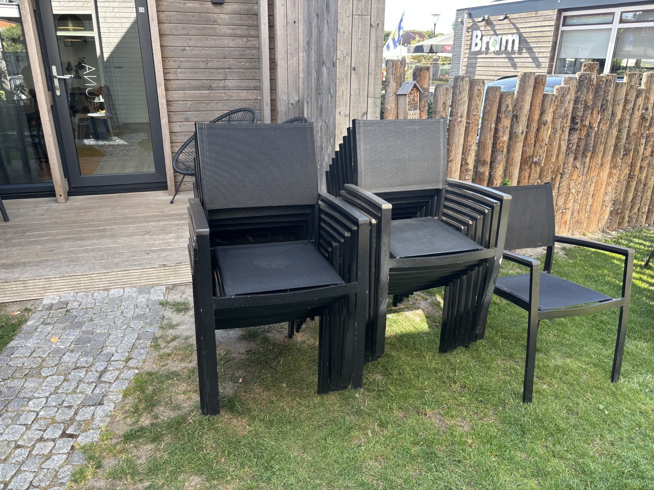 15 terrasstoelen