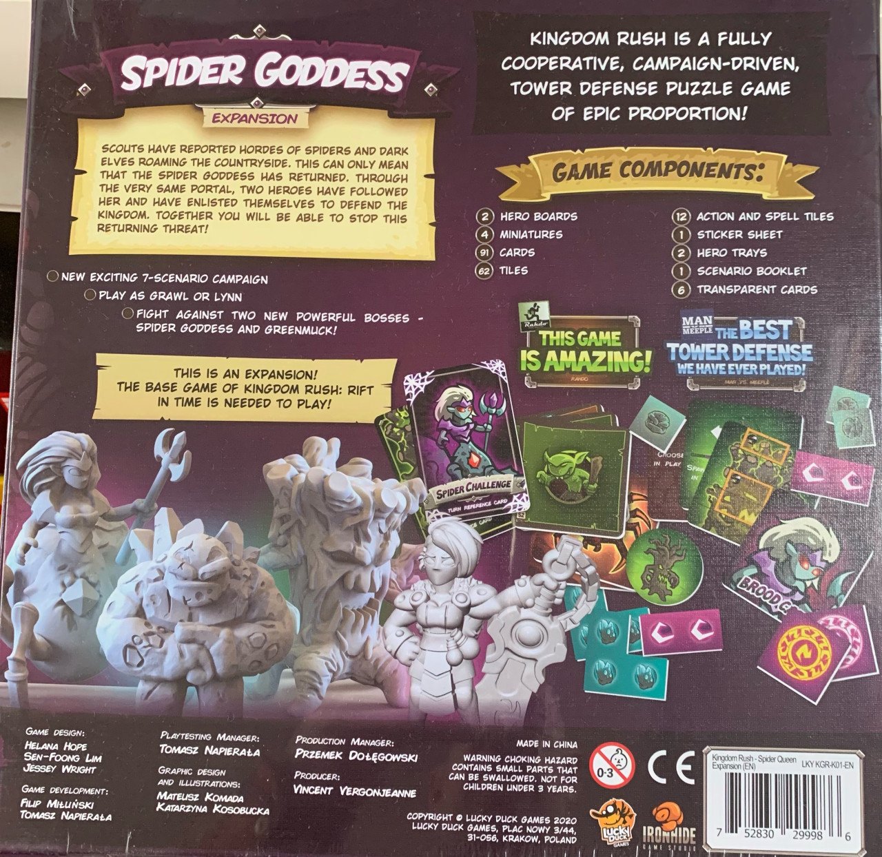 Nieuw Kingdom Rush Rift in Time +Spider Goddess +2x upgrades