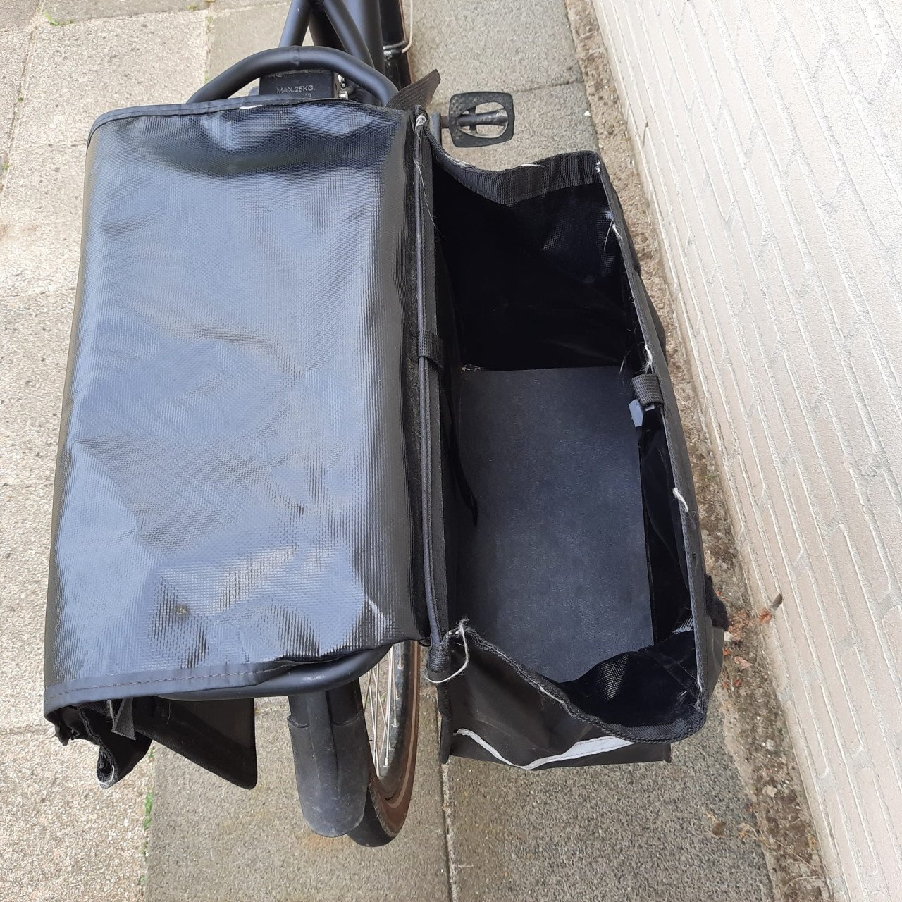 Te koop: Dubbele Fietstas