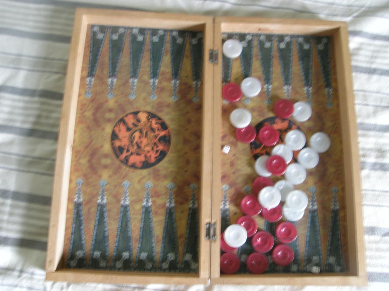 Griekse Backgammon koffer