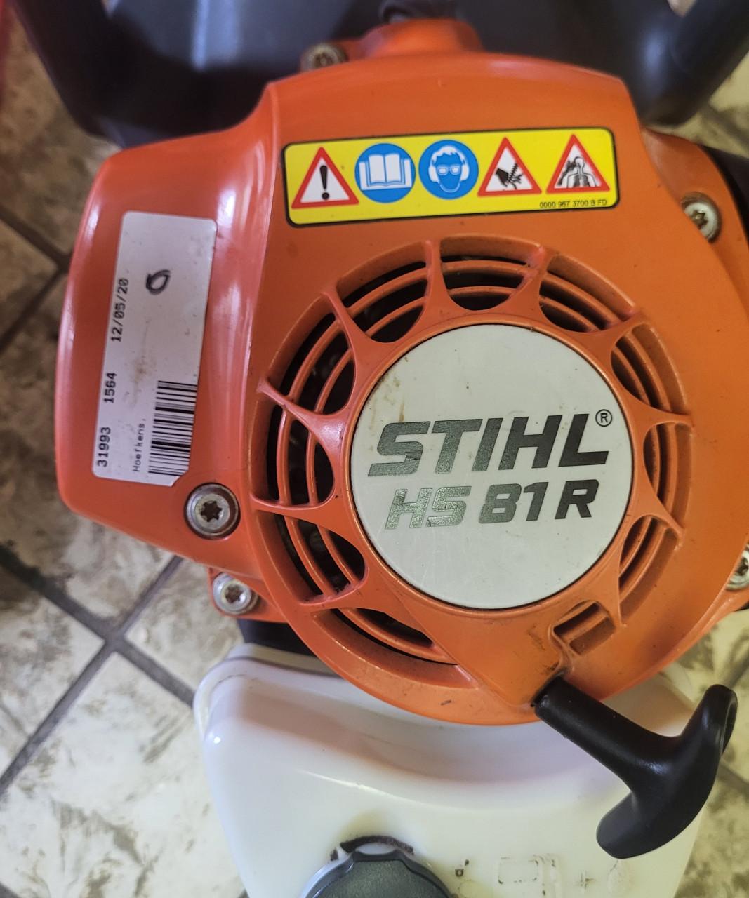 Heggeschaar benzine: Stihl HS 81 R. lengte 60 cm