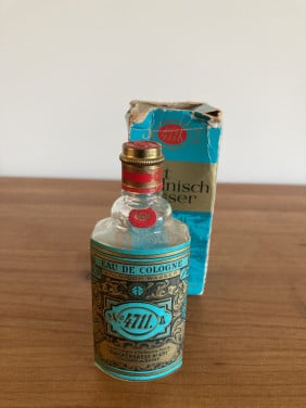Glazen parfumfles, nr. 4711 eau de cologne