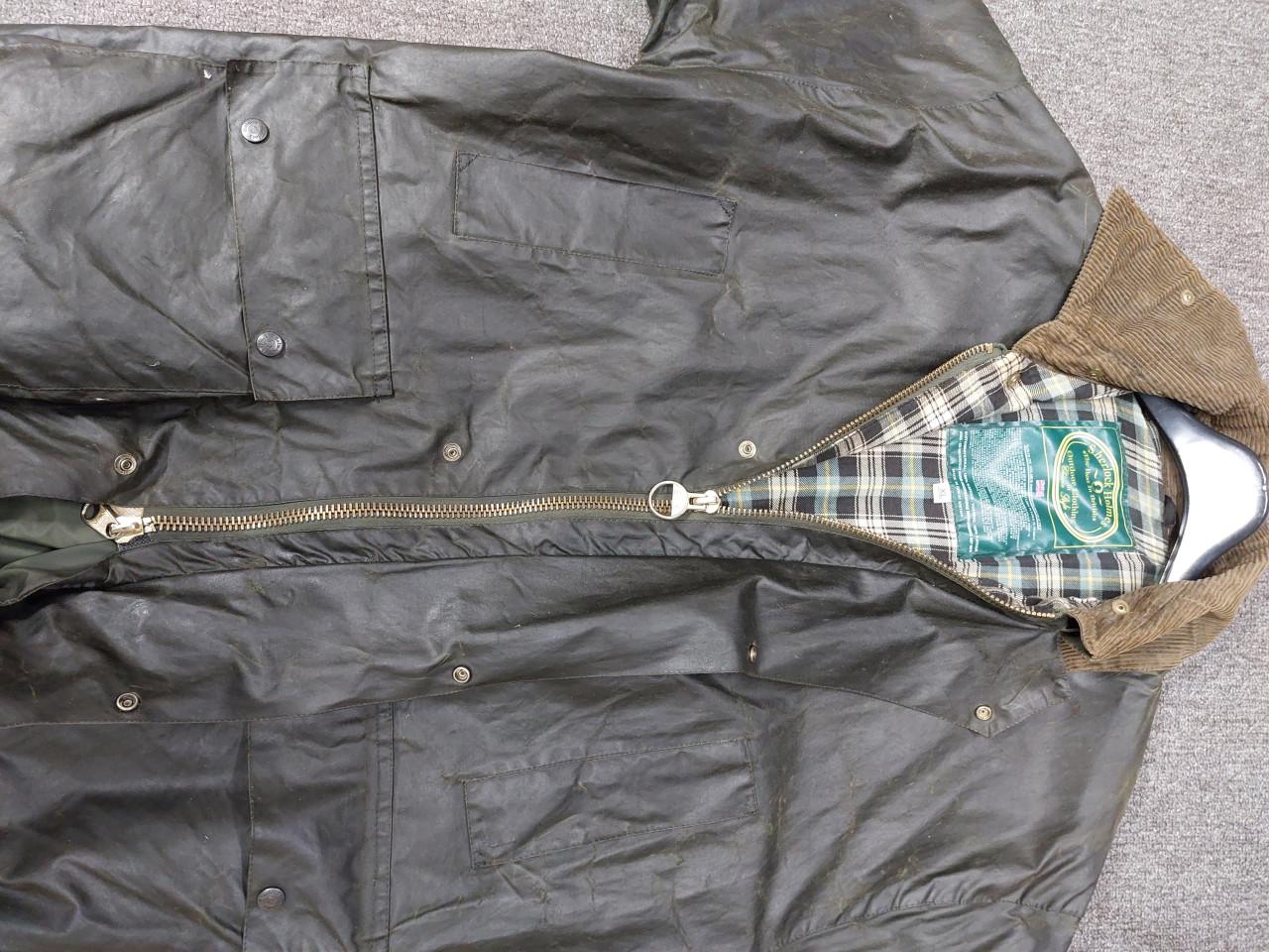 Groene wax jas, Sherlock Holmes, maat XL