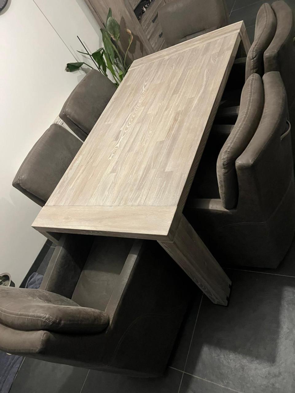 6 luxe eetkamer stoelen