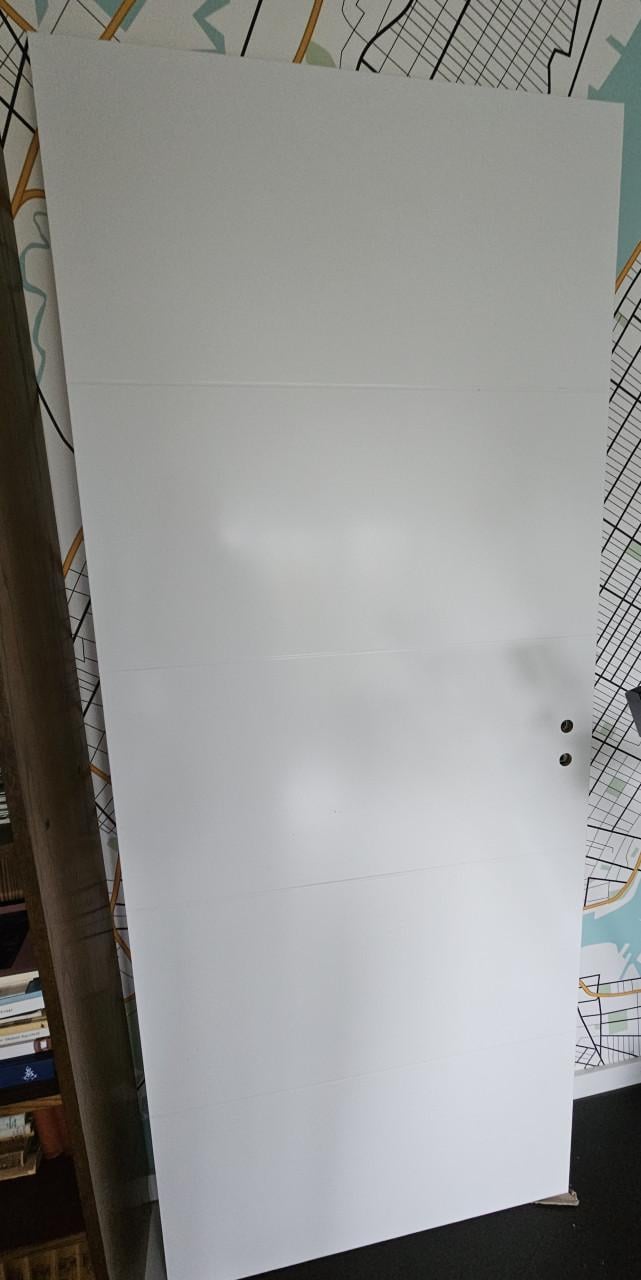 NIEUWE Svedex AL14 stompe deur - Extra Wit, 2015x83mm