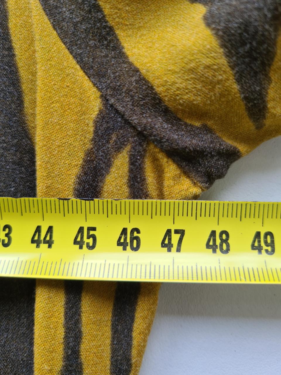 Maxi doorknoop jurk met zebraprint - ANNA Mt L