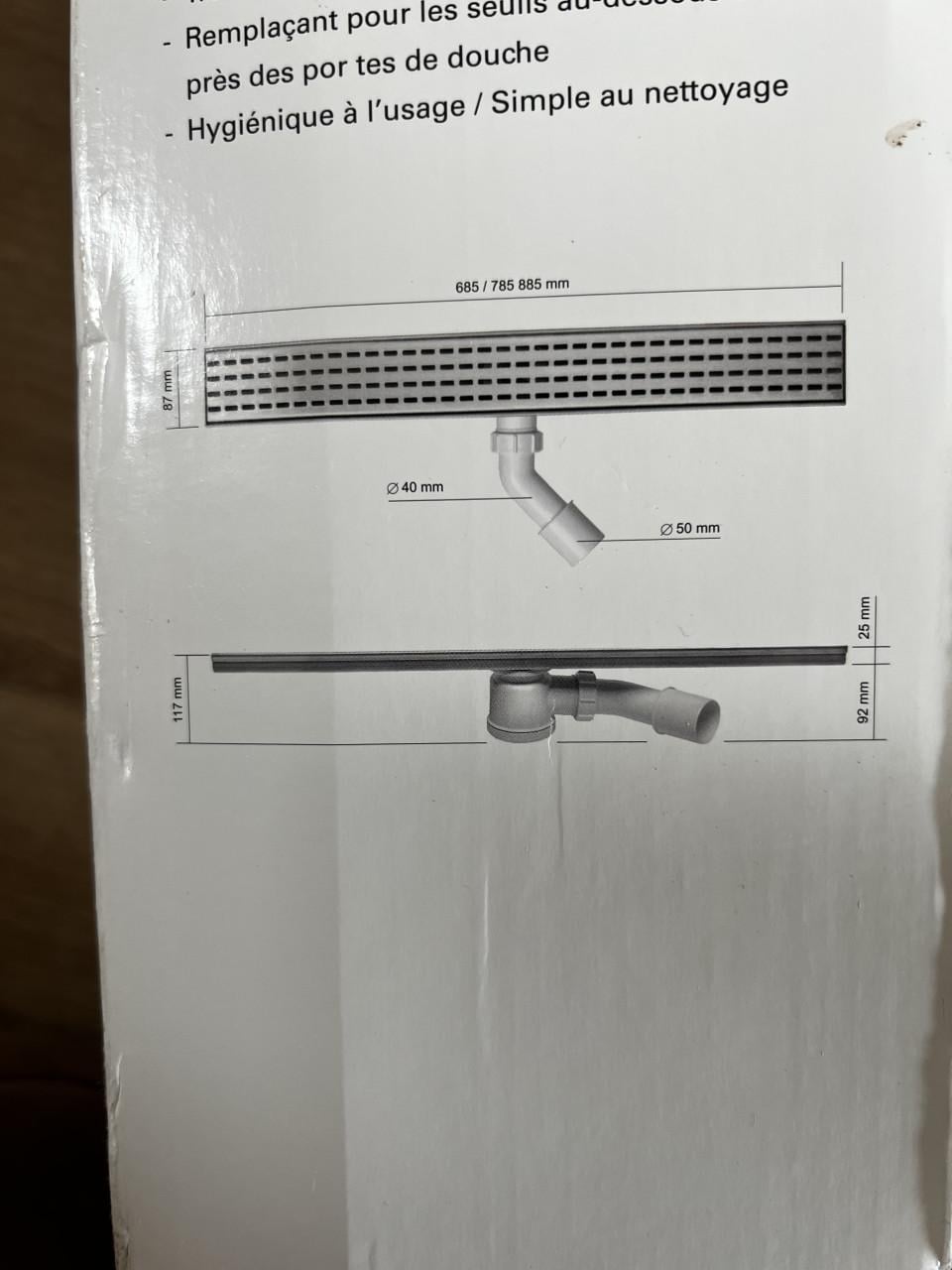 Douchedrain,Douchegoot Plieger