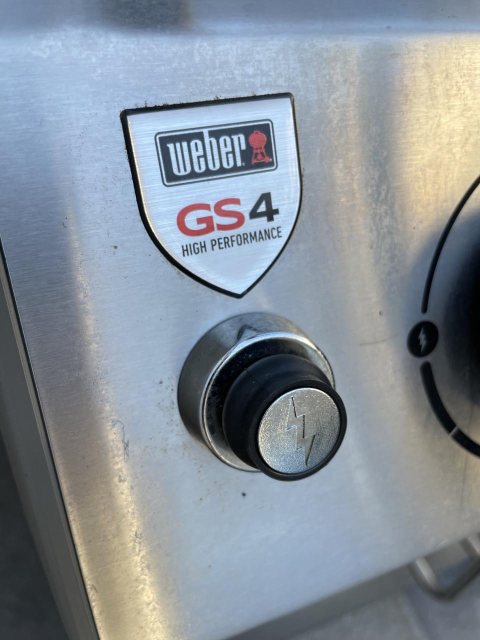 Weber GS4 Hicht Performanche ,met spit en smart grill hub