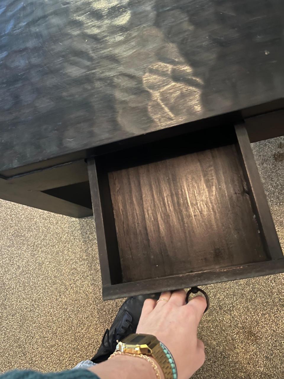 Salontafel, donkerhout