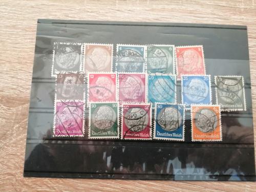 Postzegels  hindenburg