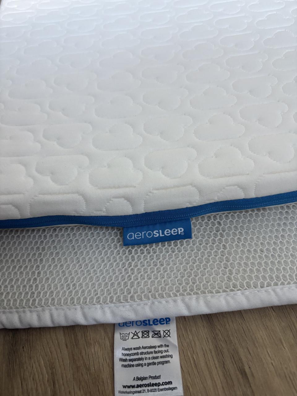 Kidsmill Noa Wieg Mat Zwart Met Aerosleep Matras Evolution Pack 40 x 80 cm