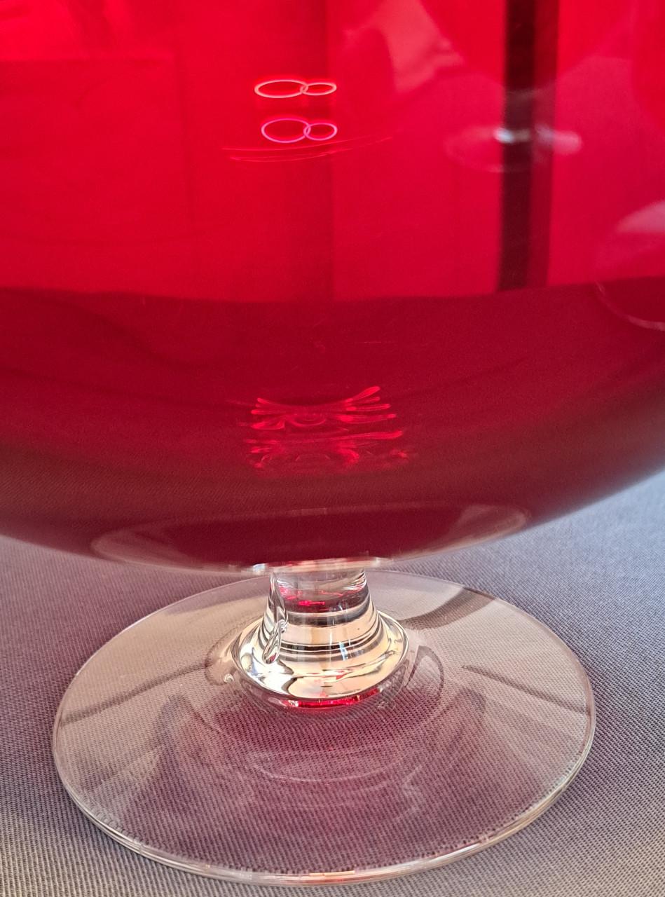 Mooi rood glaswerk