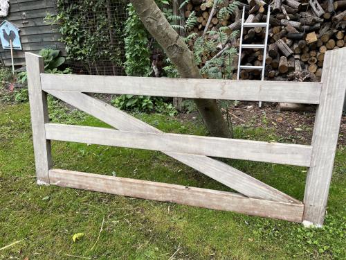 Houten hek of poort