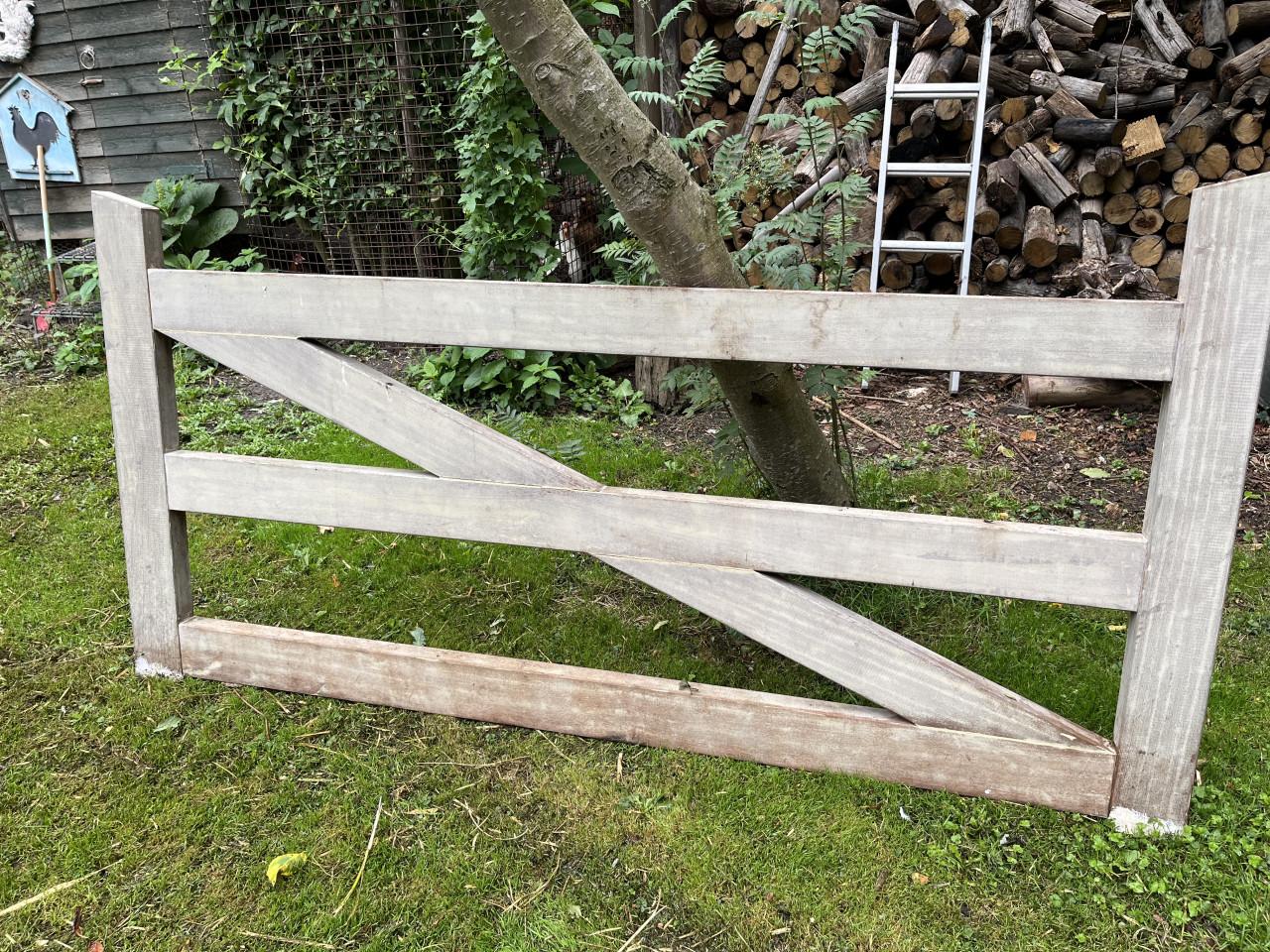 Houten hek of poort