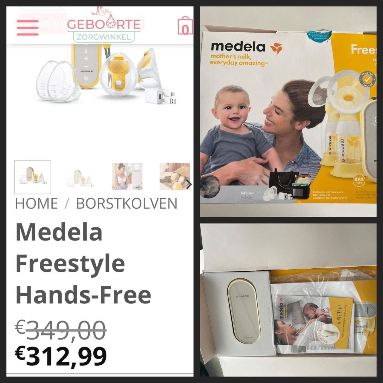 Nieuw in doos !  Medela Freestyle Flex dubbele elektrische borstkolf