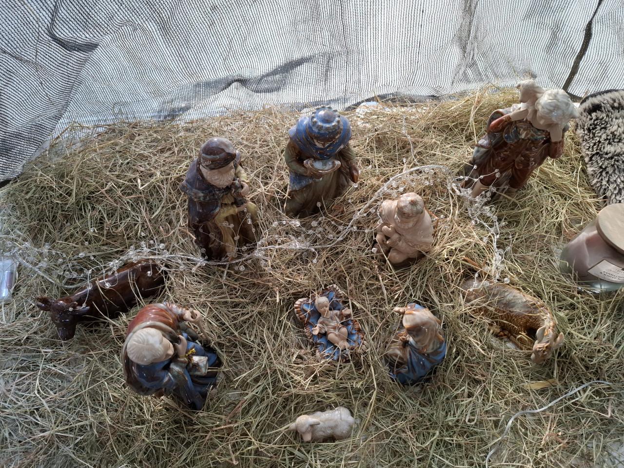 Kerststal beelden compleet