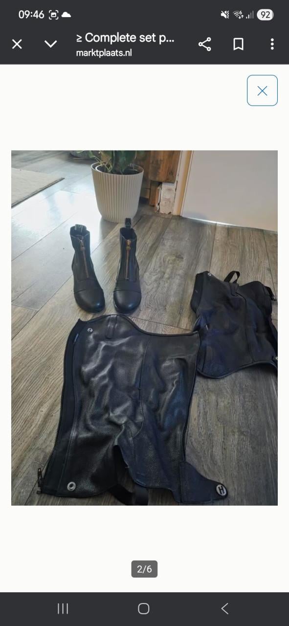 Complete set paardrijkleding nieuw