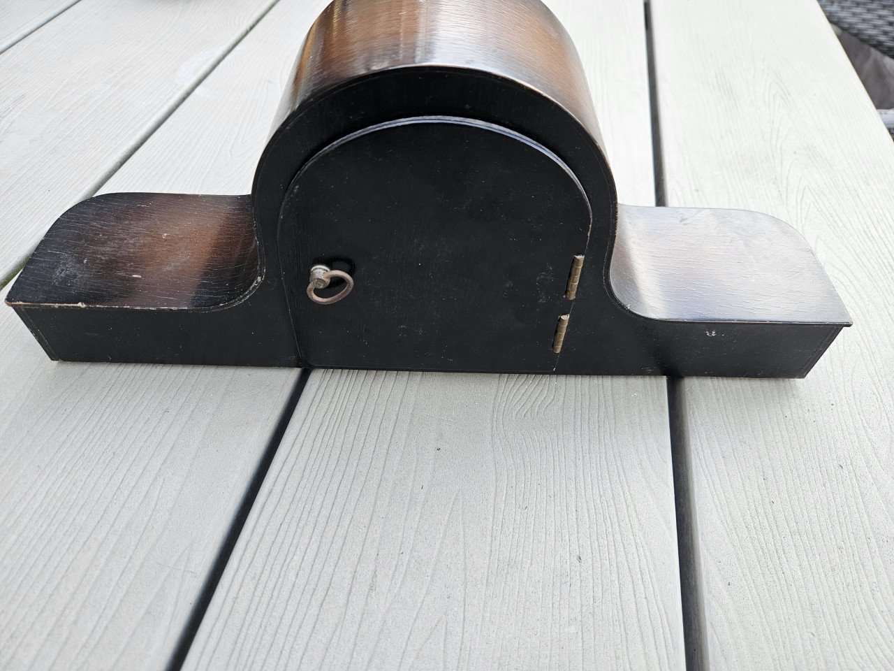 Antieke kleine Junghans pendule, het is een klein model...