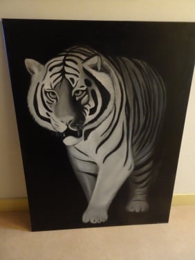 Schilderij tijger