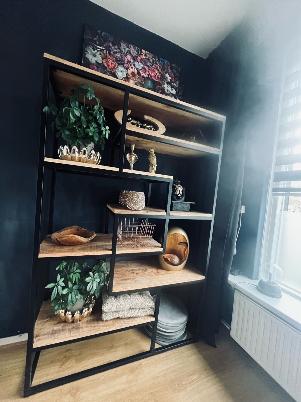 Industriele mango houten kast