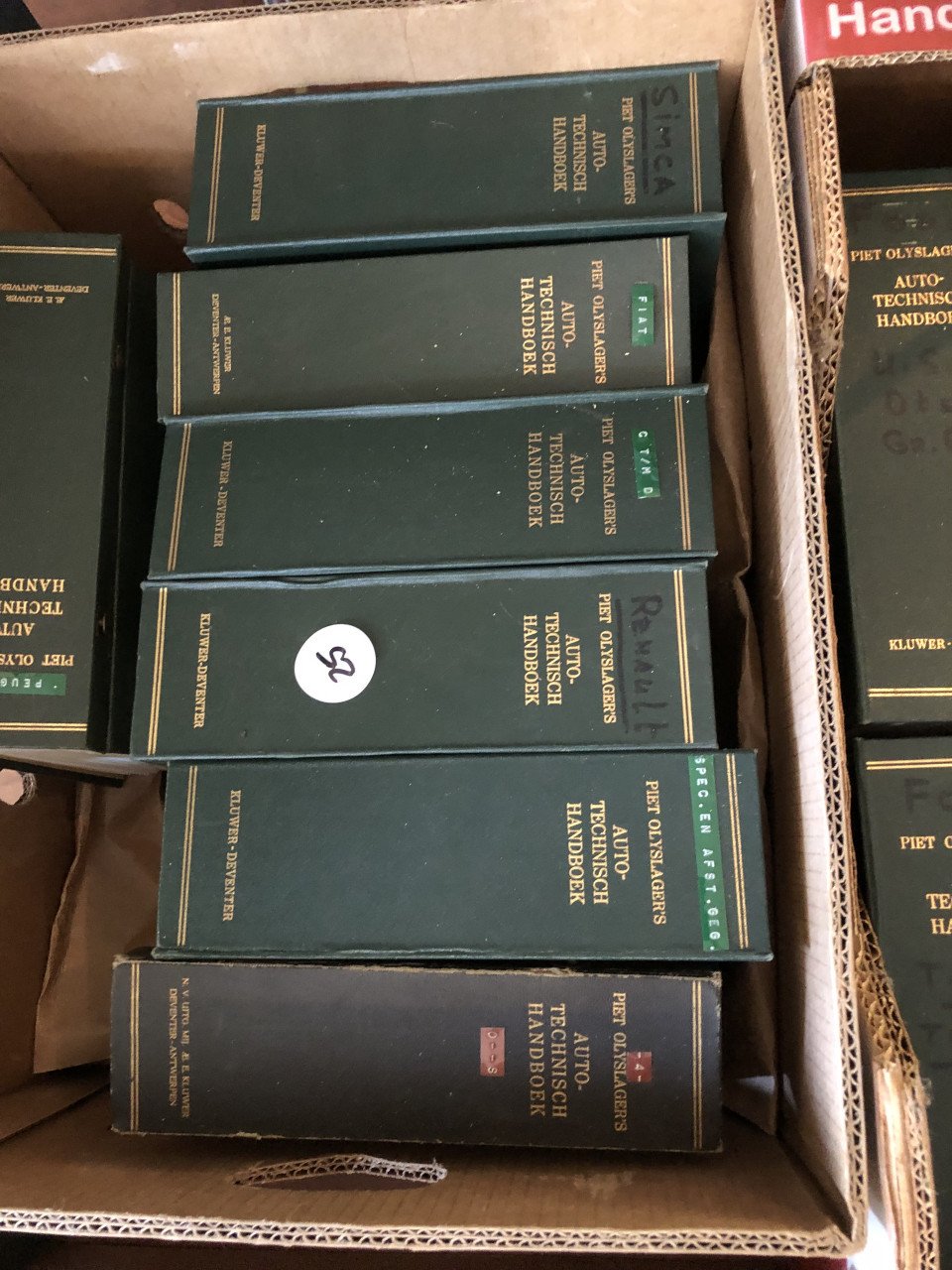 Partij Olyslager auto-technisch handboeken