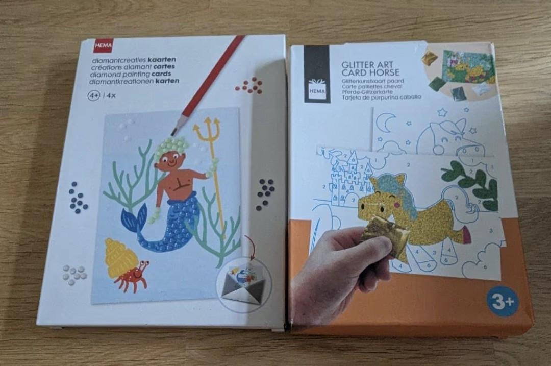 Diamond Painting en glitter art van de Hema