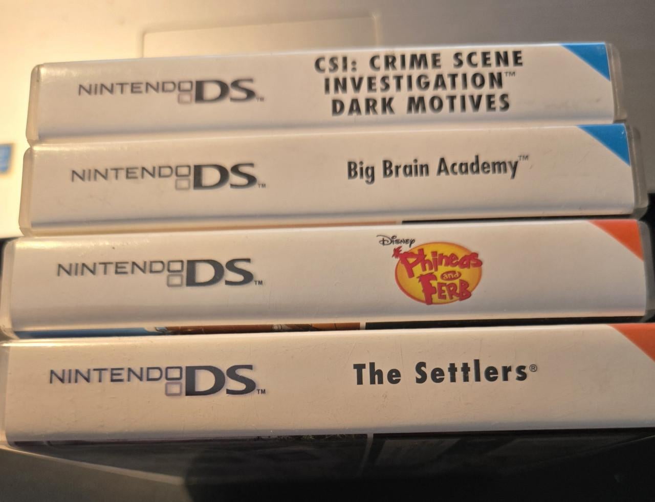 4 games voor de Nintendo DS handheld-console