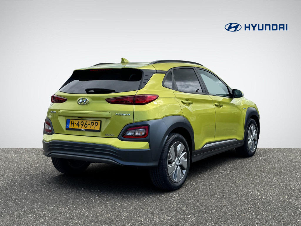 Hyundai Kona ev premium 64 kwh 3-fase lader | navigatie | stoelventilatie +