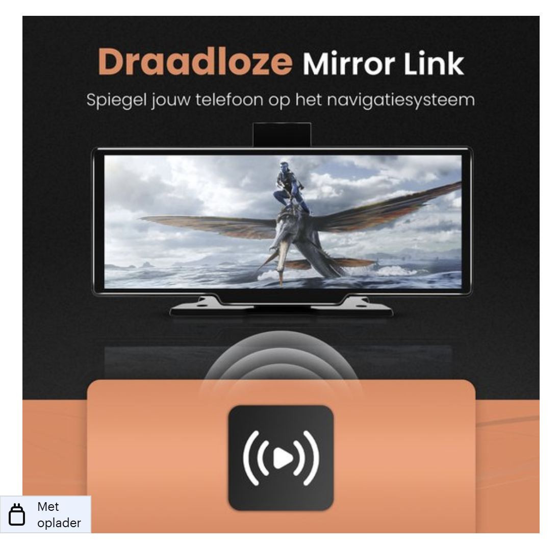 MasonPro Navigatiesysteem, voor Apple Carplay & Android Auto
