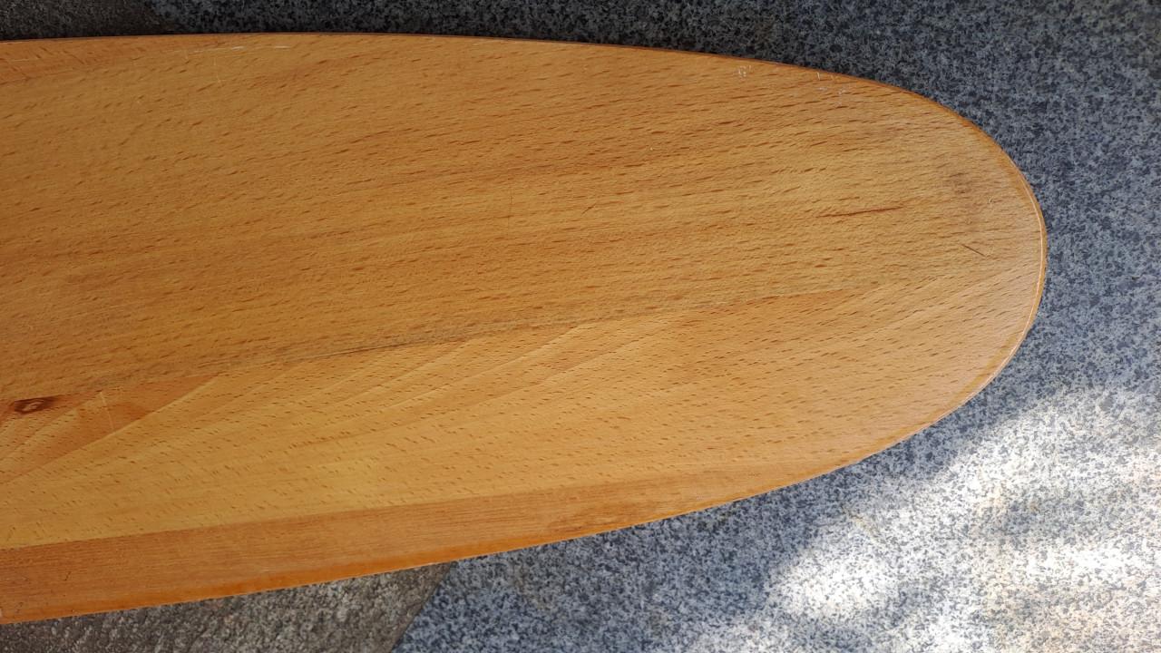 Vintage Elzenhouten Vis Serveerplank - 83 cm. Jaren 60/'70