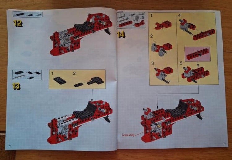 Technic LEGO 8422 motor 2 modellen