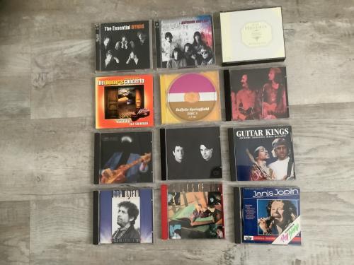 15 Rock CD’s, Jr ‘60 t/m ‘90 o.a. Dire Straits, Doors, Cale, REM, Byrds