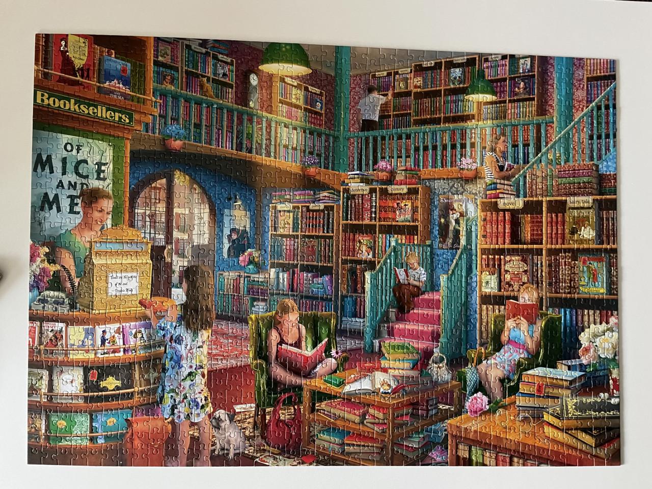 Puzzel Falcon: An afternoon in the bookshop 11267