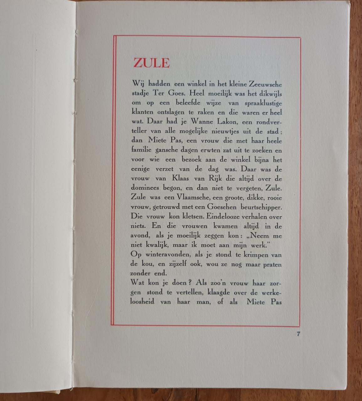 Het stadje op 't groene eiland-1e druk 1933- J. van Melle