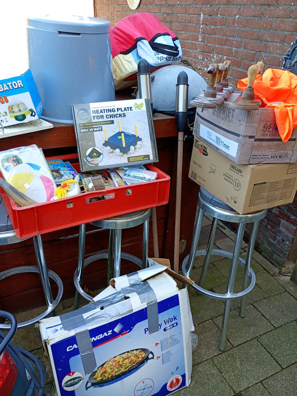 Gratis rommelmarktspullen