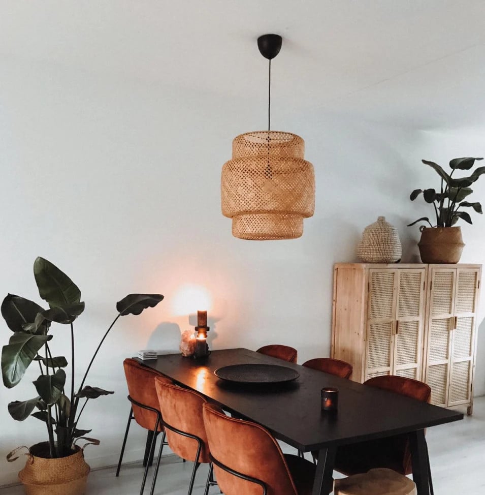 IKEA SINNERLIG hanglamp – handgemaakt bamboe