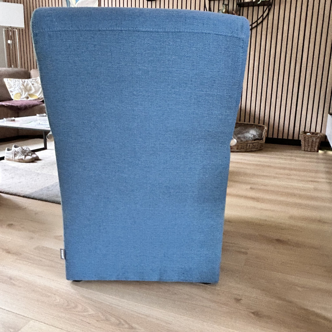 Fauteuil, kleur blauw, stoffen bekleding