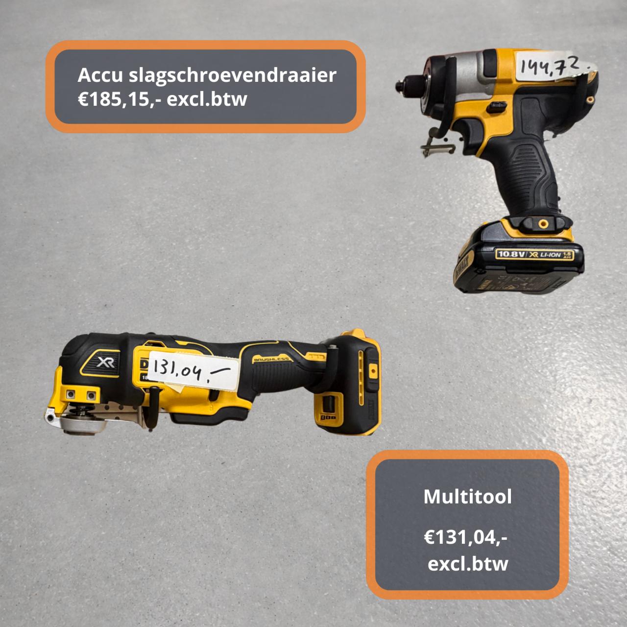 OPRUIMING -> DeWALT gereedschap bij Bouwpartner de Jonge!