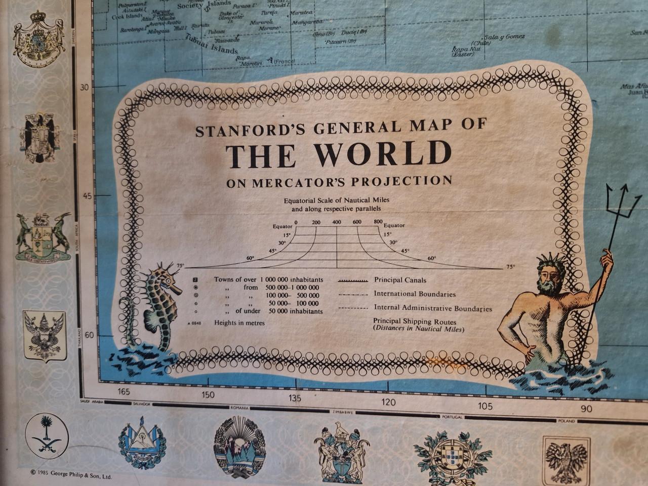 Wereldkaart - Stafford general map of the world