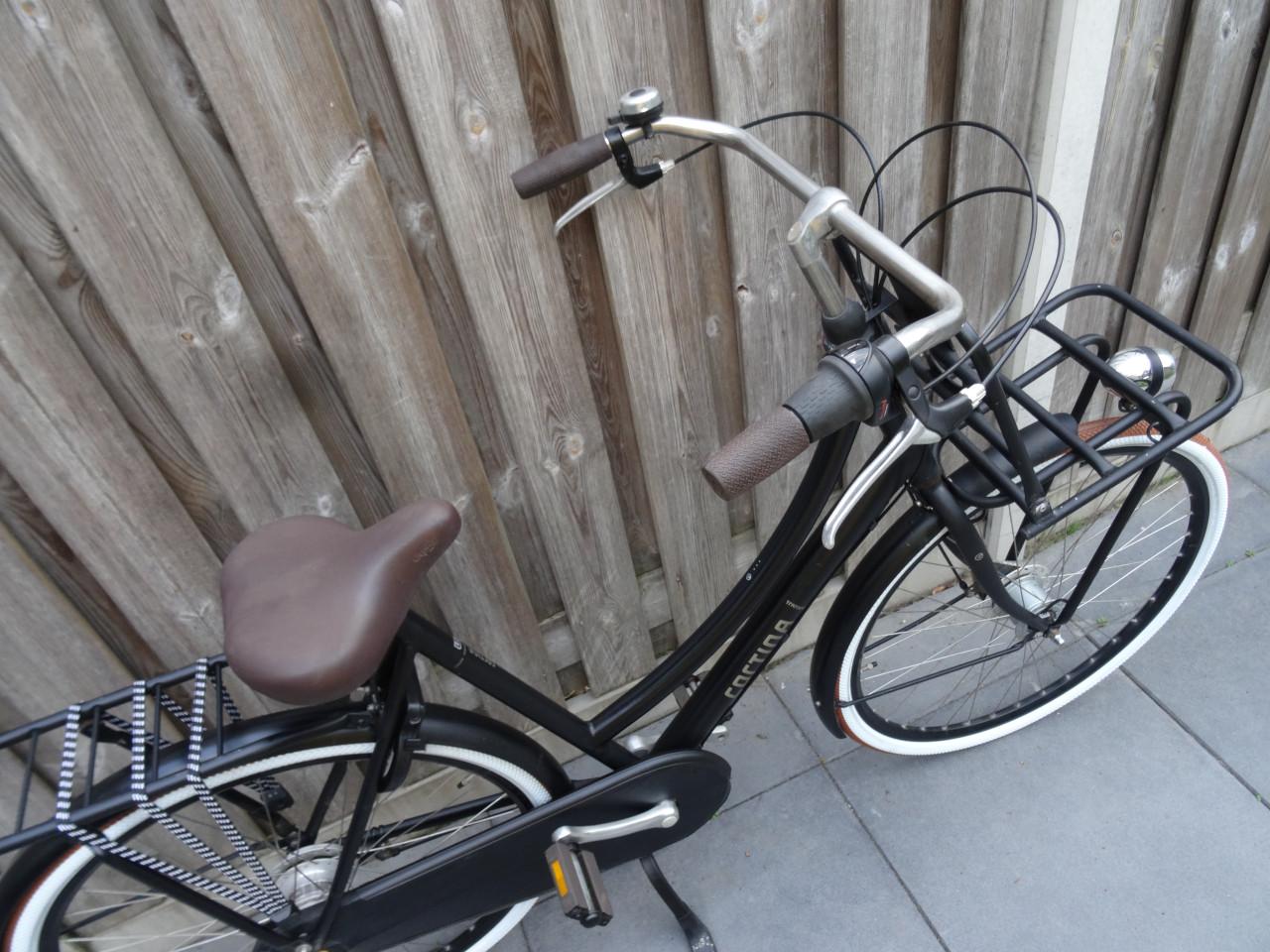 🚲 Cortina U4 Damesfiets – 57 cm – 7 Versnellingen – Zwart 🖤