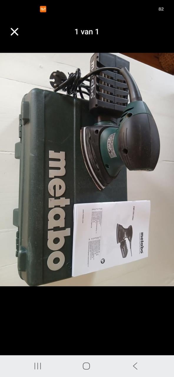 Metabo schuurmachine