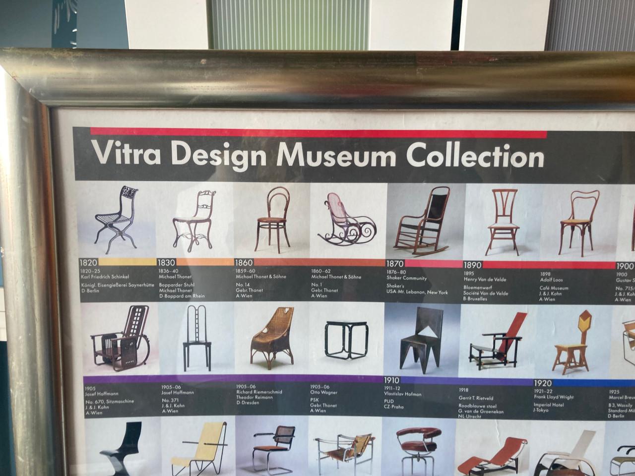 Vitra Design Museum Collection stoelenposter