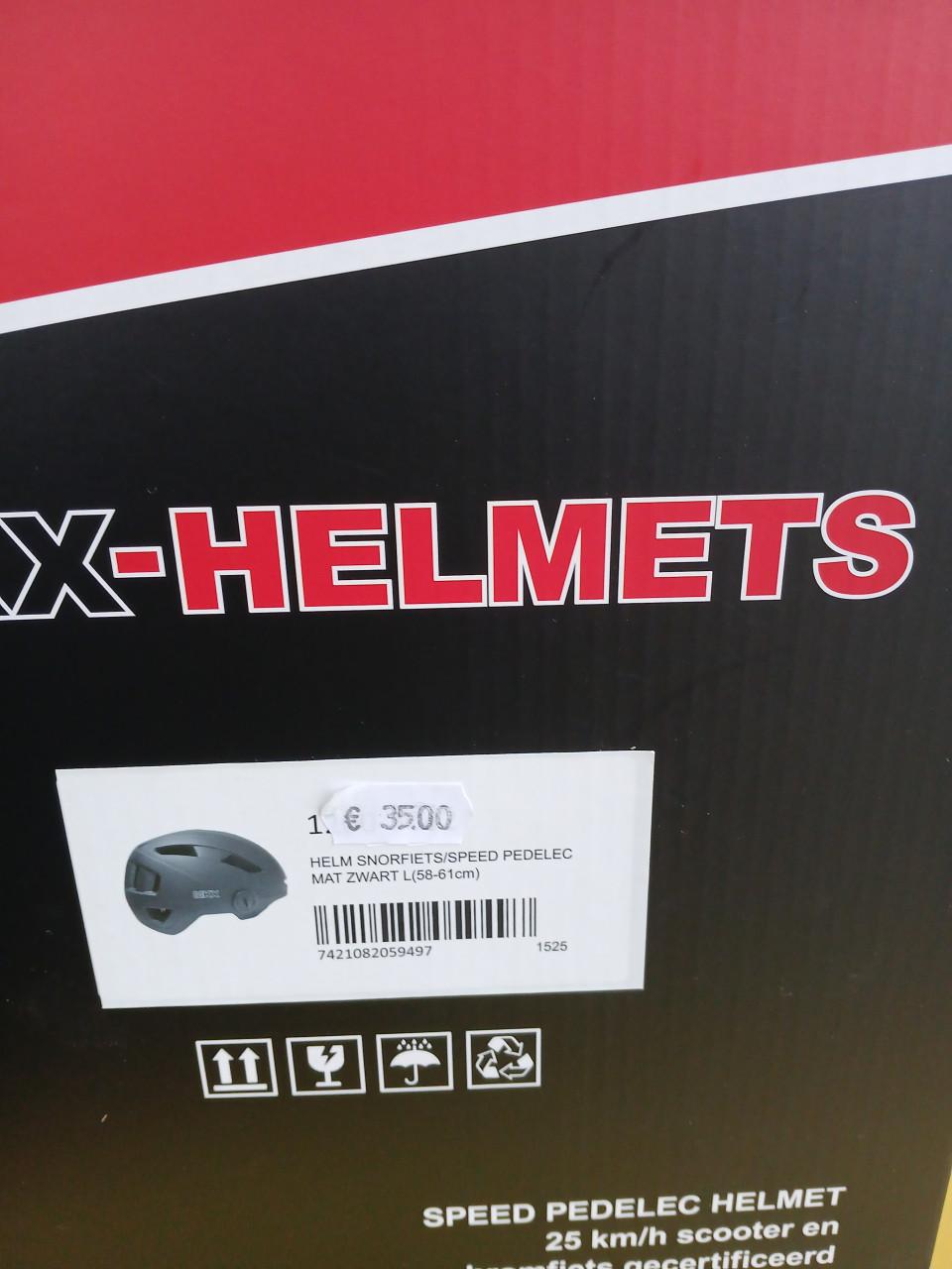 Speed Pedelec Helm25km/h scooter en bromfiets gecertificeeerd