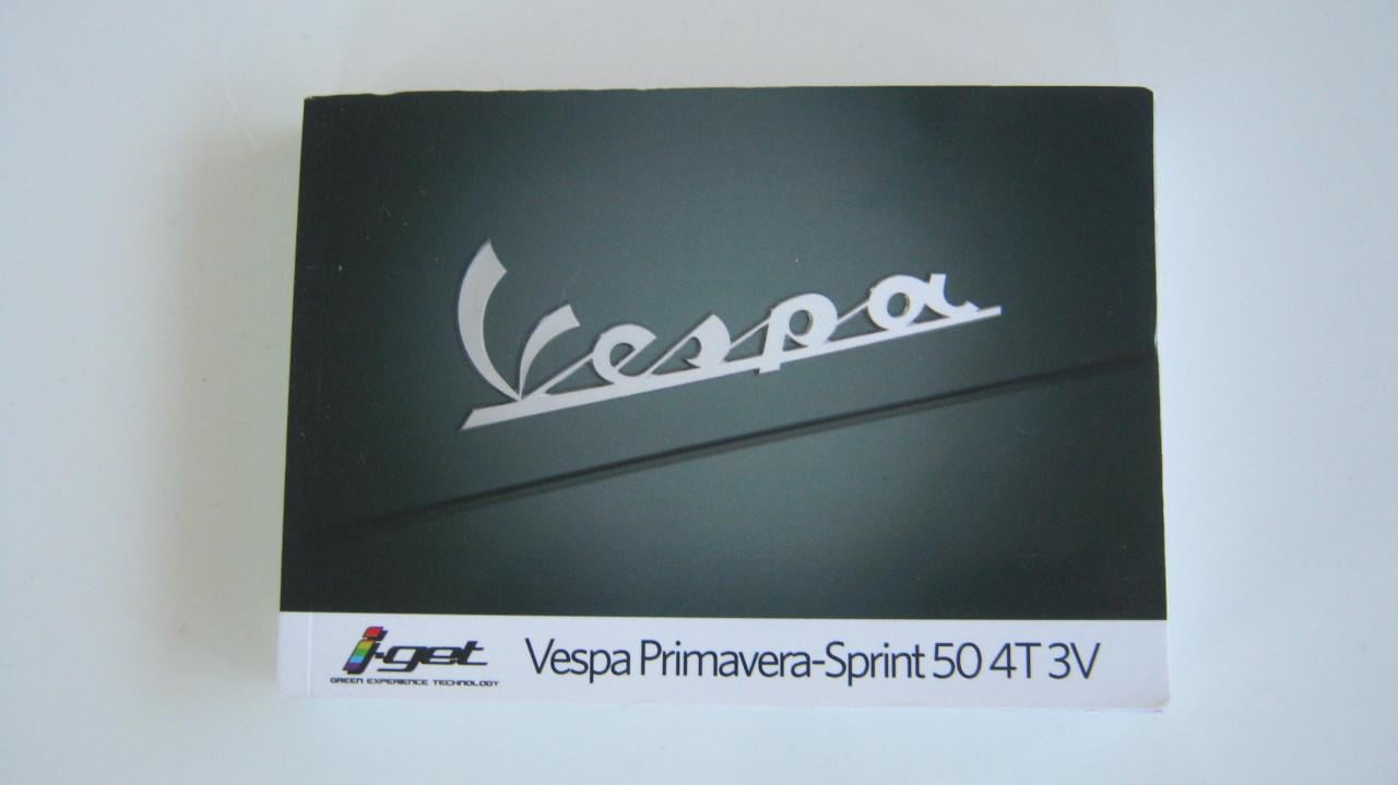 VESPA SPRINT IGET BOEKJE VOOR 10 EURO