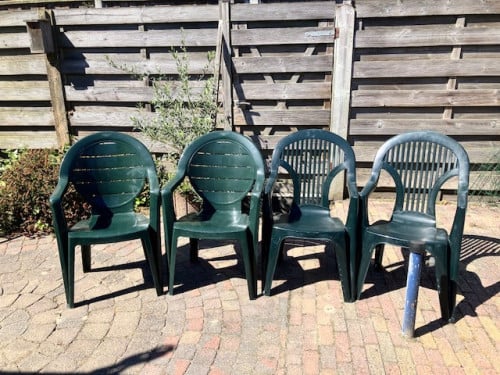 4 tuinstoelen